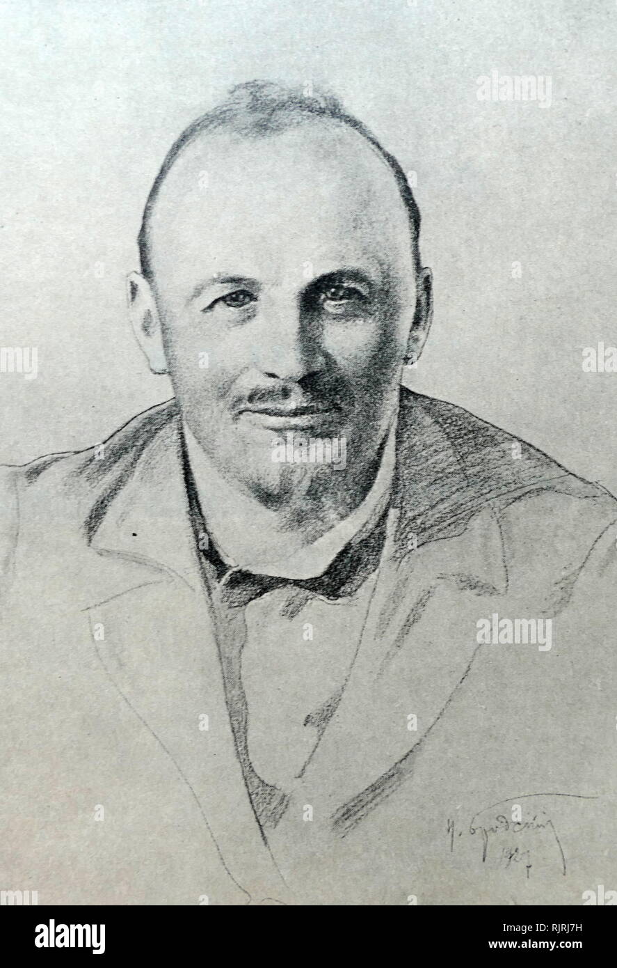 Nikolai Ivanovich Bukharin (1888 - 15 Marzo 1938), russo bolscevico rivoluzionario e uomo politico sovietico e prolifico autore sulla teoria rivoluzionaria. Come un giovane uomo, ha trascorso sei anni in esilio, lavorando a stretto contatto con i colleghi degli esuli Vladimir Lenin e Leon Trotsky. Dopo la Rivoluzione di febbraio 1917, è tornato a Mosca, dove le sue credenziali bolscevica gli ha guadagnato un alto rango nel partito, e dopo la rivoluzione di Ottobre, divenne editore del giornale di partito Pravda. Foto Stock