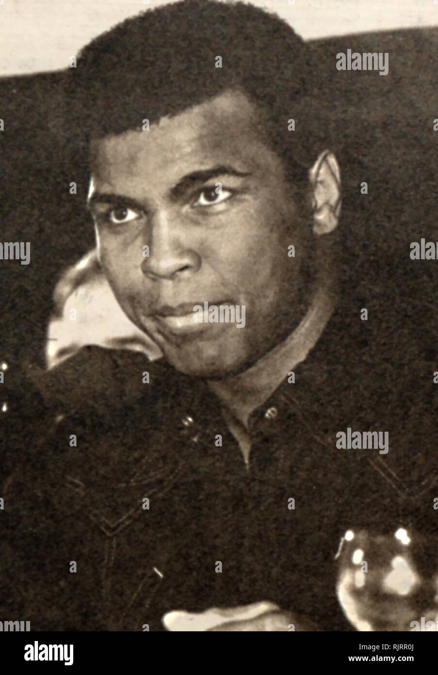 Muhammad Ali,(1942 - 2016). Ali è stato un American boxer professionale e attivista; Egli è ampiamente considerato come uno dei più significativi e celebrato personaggi dello sport del XX secolo. Foto Stock