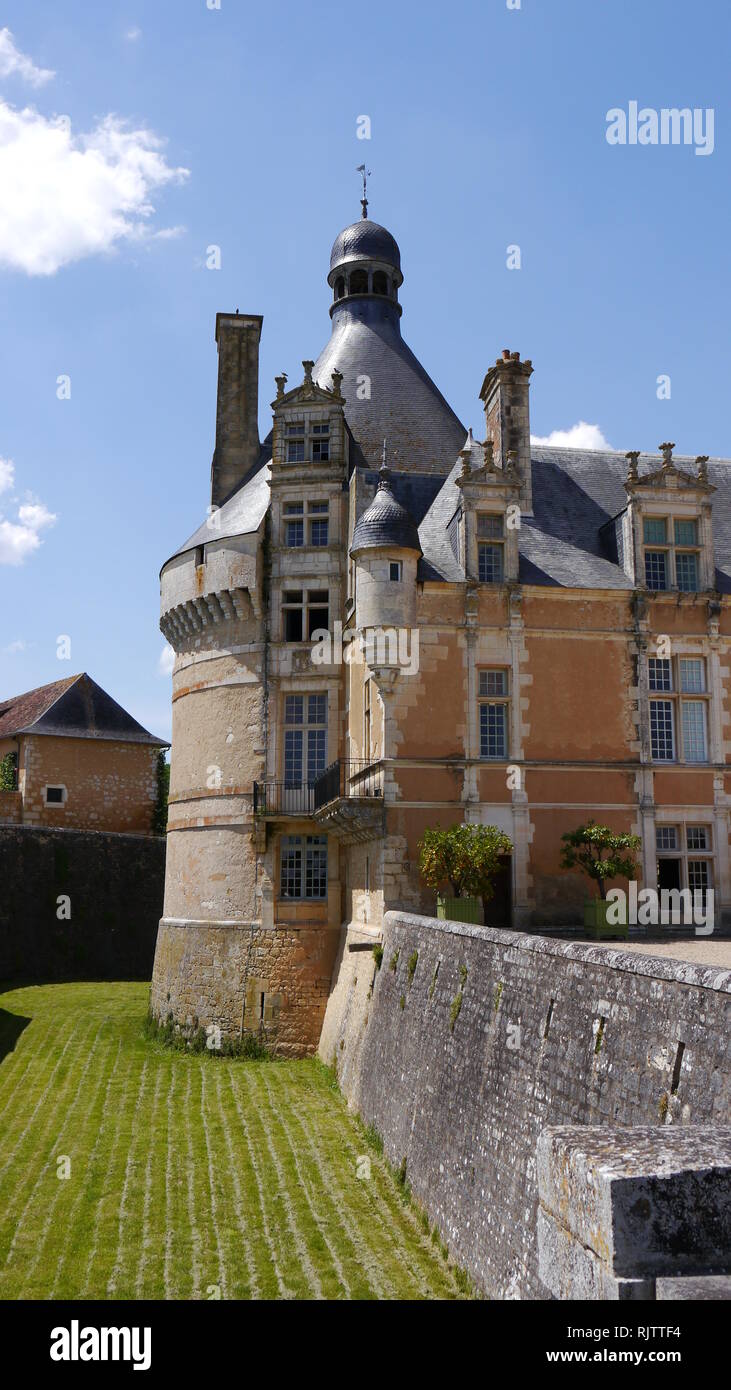 Chateau de Touffou. Bonnes, Francia Foto Stock