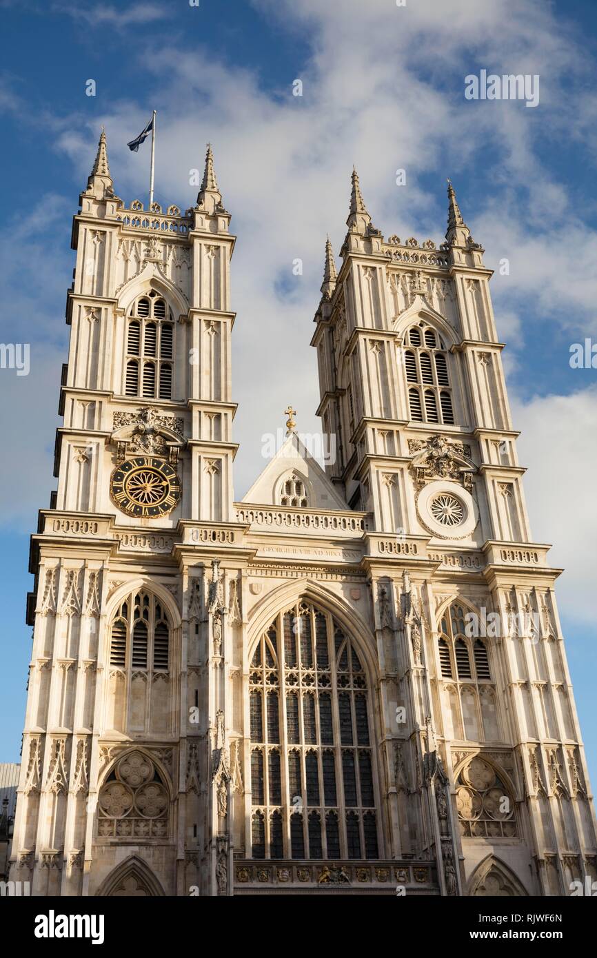 L'Abbazia di Westminster, Londra, Inghilterra, Gran Bretagna Foto Stock