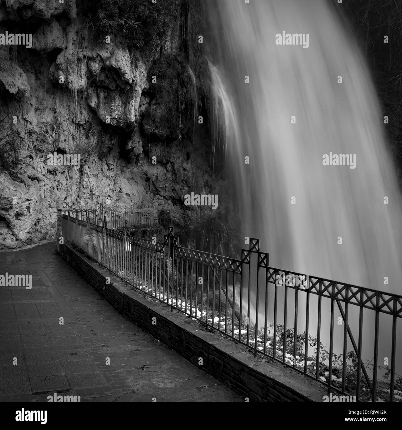 Grande Cascata a Edessa cade in Grecia Foto Stock