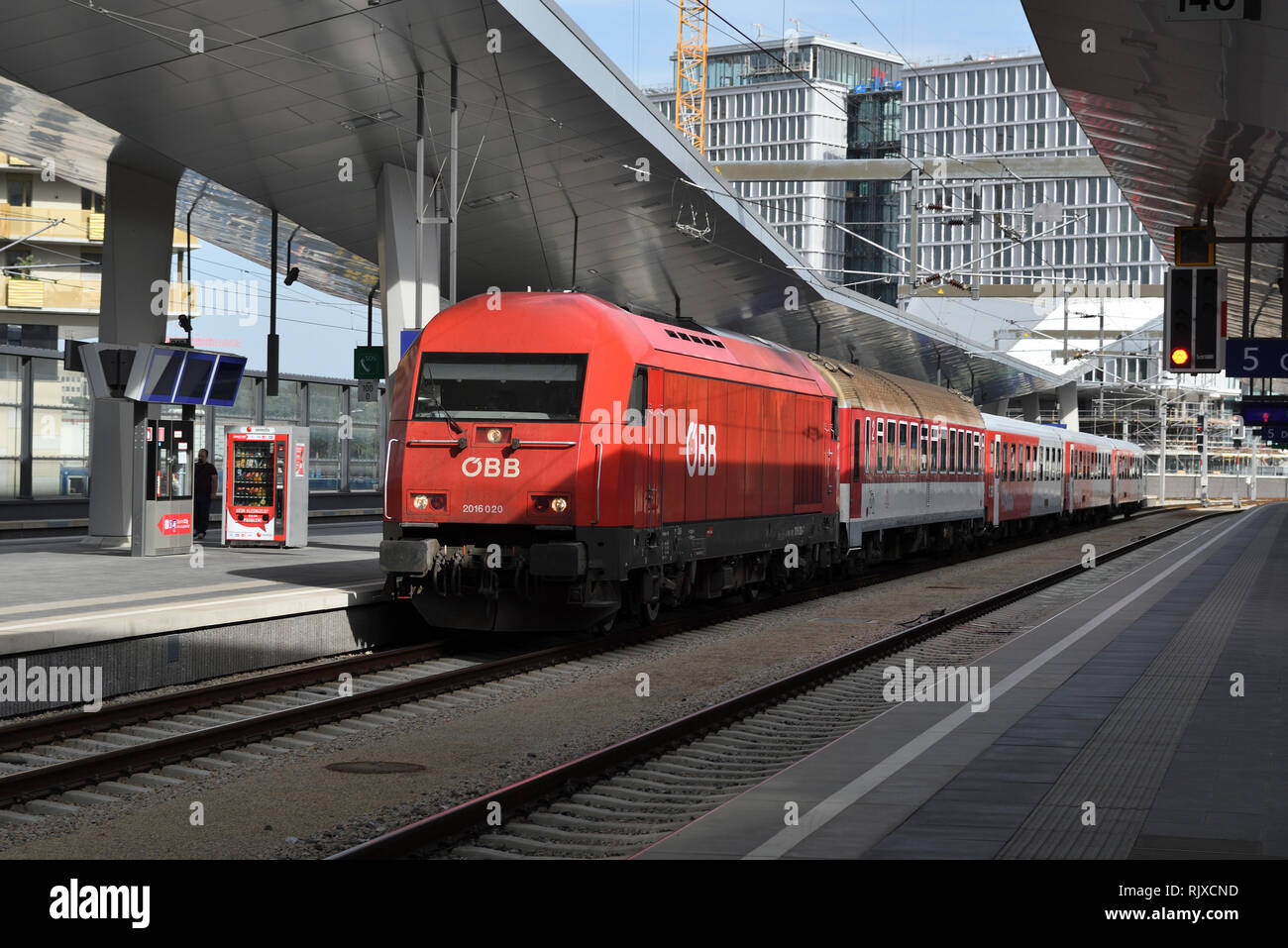 Classe 2016;locomotiva diesel-elettriche;principale di Vienna;austria Foto Stock