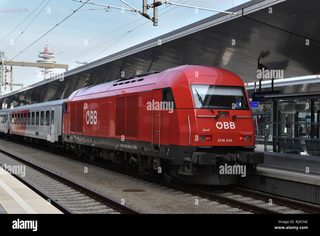 Classe 2016;locomotiva diesel-elettriche;principale di Vienna;austria Foto Stock