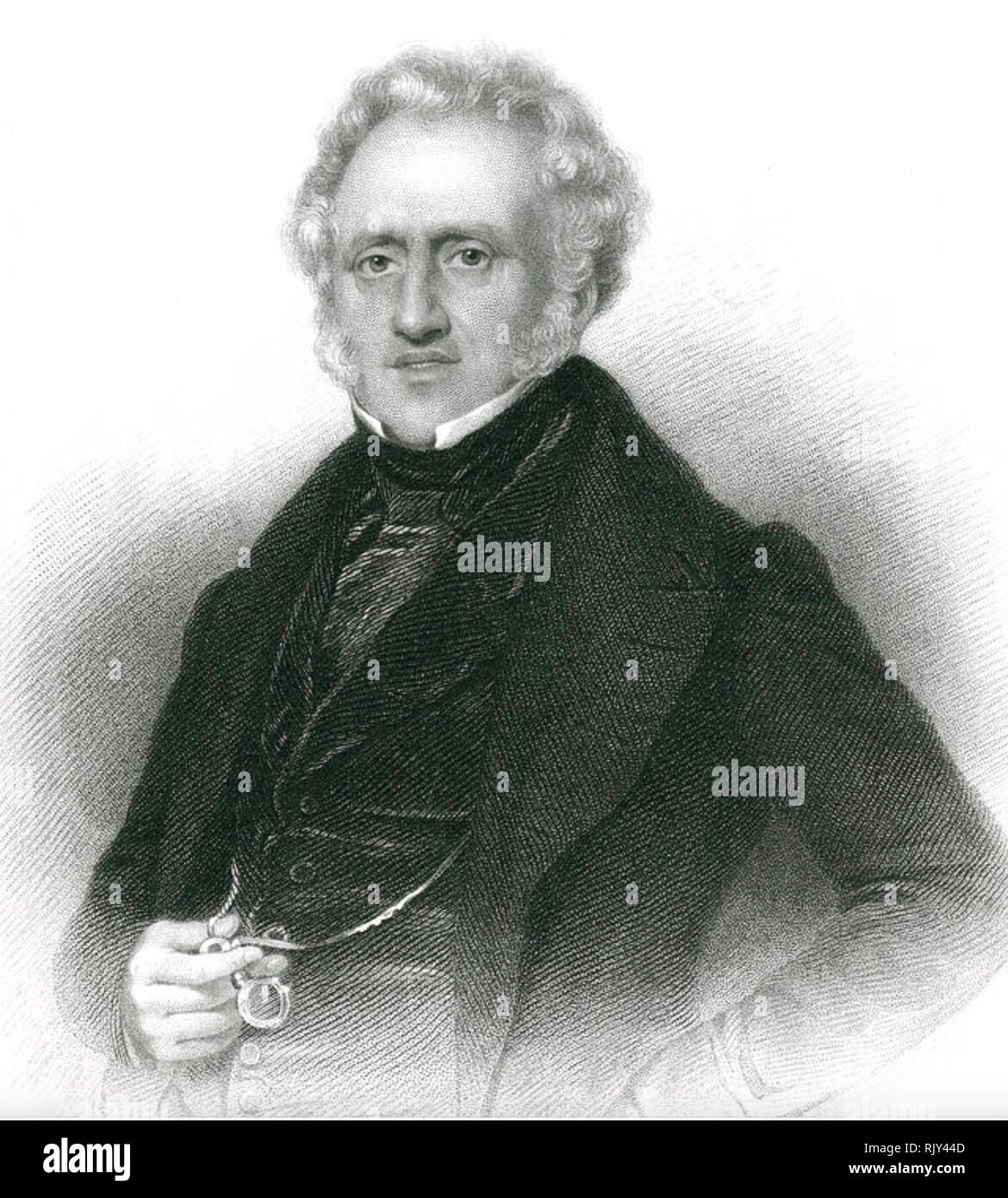 JAMES SILK BUCKINGHAM (1786-1855) inglese, Viaggiatore e giornalista Foto Stock