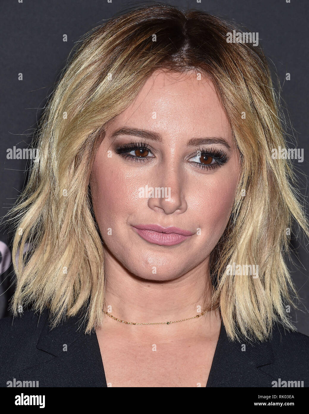Los Angeles, Stati Uniti. 07 feb 2019. LOS ANGELES, CA, Stati Uniti d'America - 07 febbraio: Attrice Ashley Tisdale arriva al Spotify il migliore nuovo artista parte 2019 tenutasi al museo del martello il 7 febbraio 2019 a Los Angeles, California, Stati Uniti. ( Credito: Image Press Agency/Alamy Live News Foto Stock