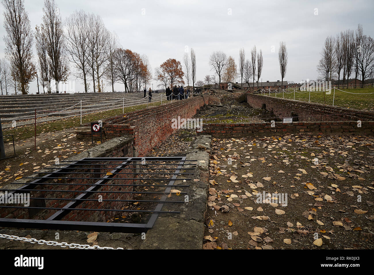 Auschwitz era la più grande della Germania nazista di campi di concentramento e di sterminio centri. Oltre 1,1 milioni di uomini, donne e bambini hanno perso la vita Foto Stock