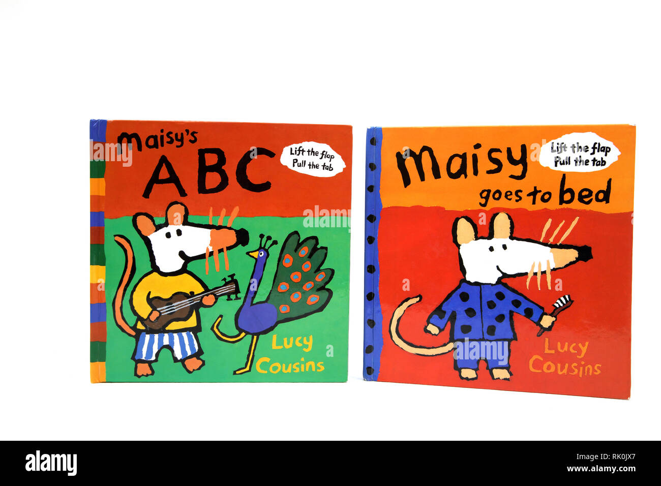 Libri per bambini Maisy's ABC e Maisy va a letto Foto Stock