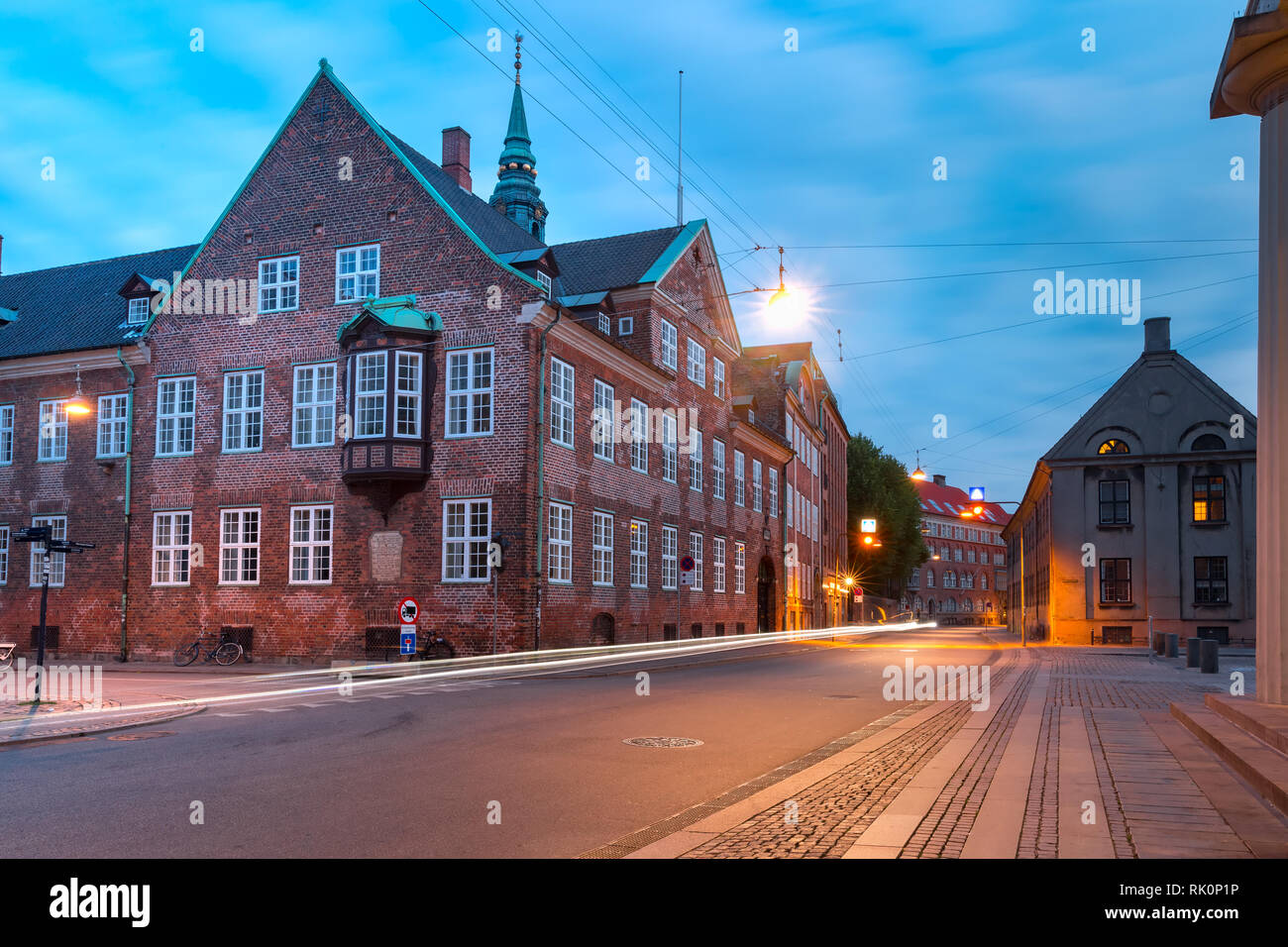 Casa del vescovo di Copenhagen, Danimarca Foto Stock