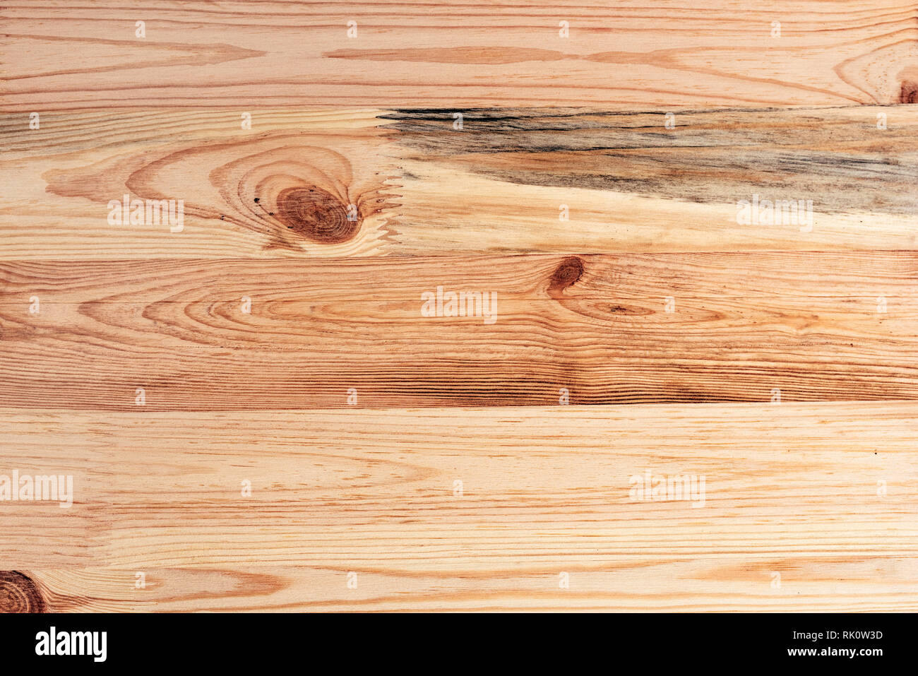Tavolato in legno di pino texture di superficie come sfondo Foto Stock