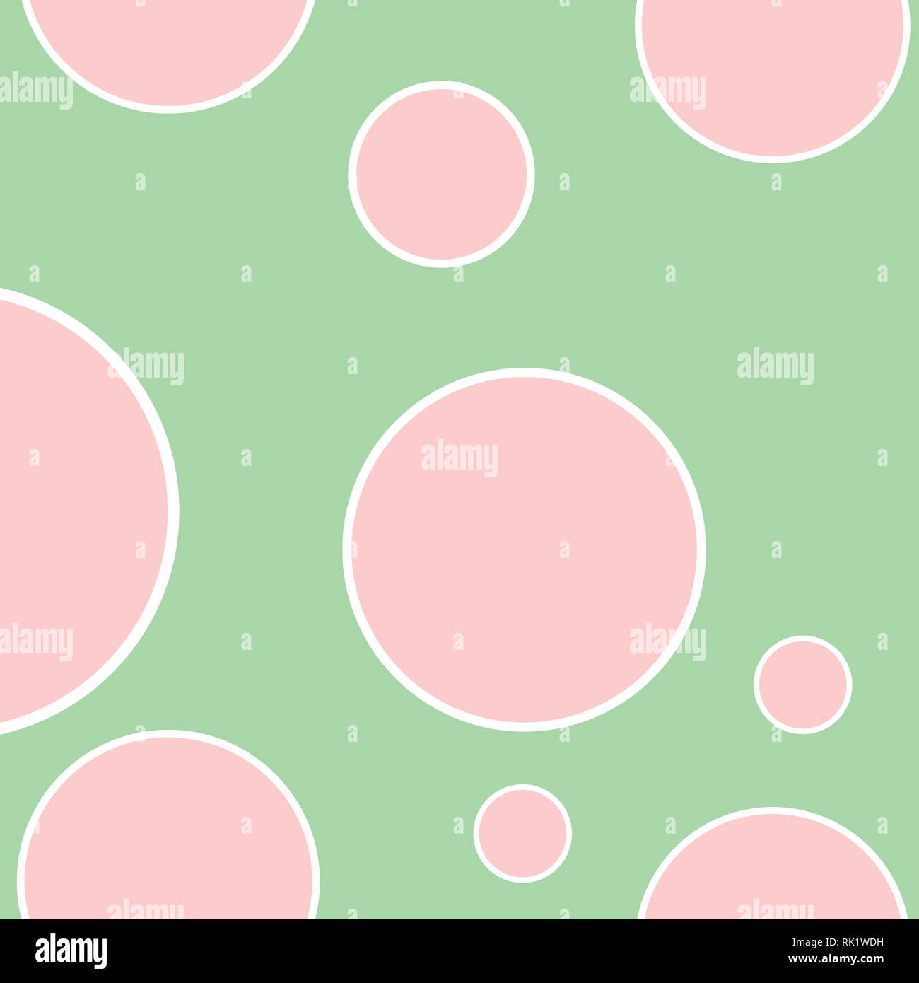 Polka Dot Pattern, sfondo senza giunture Illustrazione Vettoriale