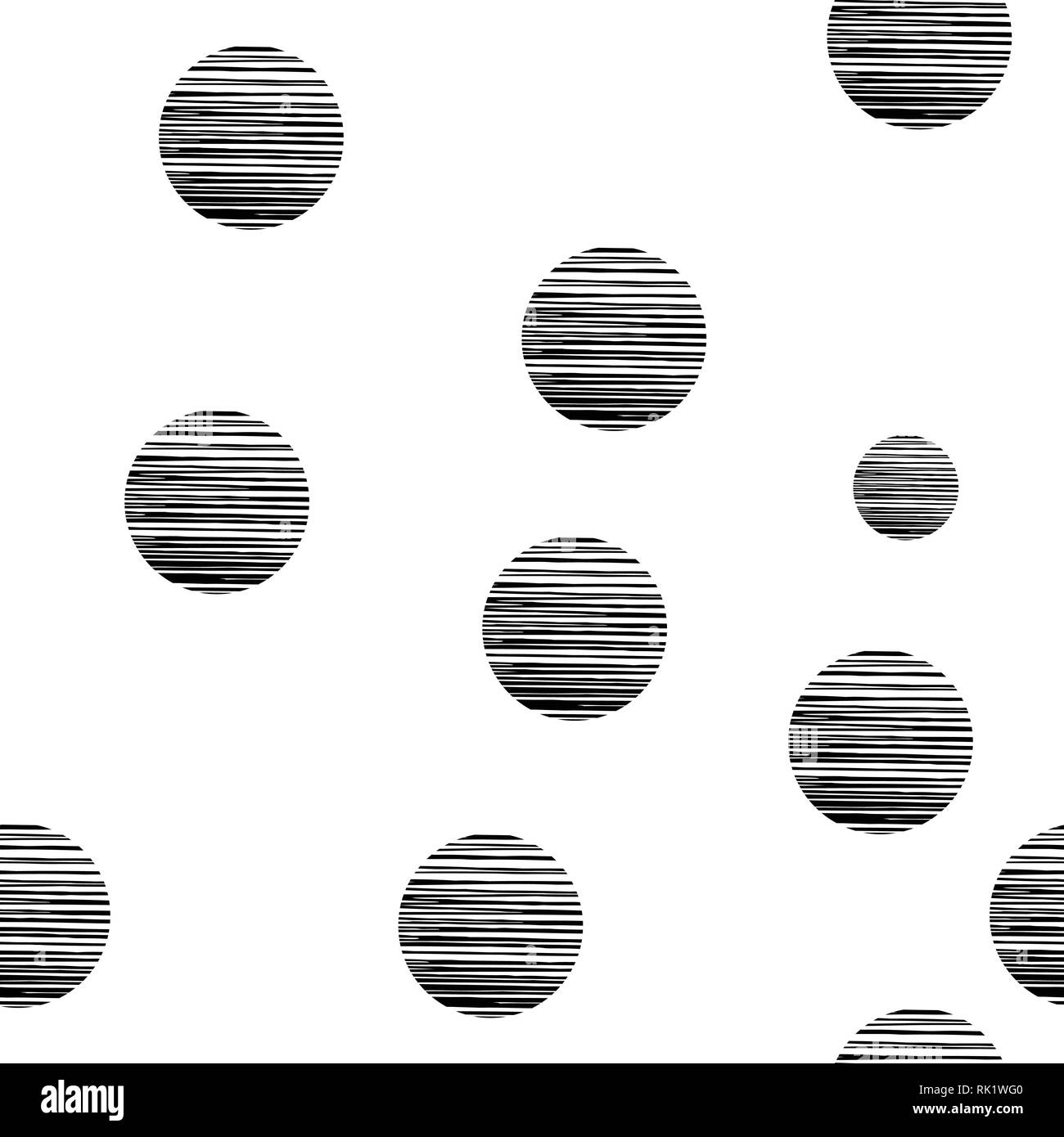 Polka Dot Pattern, sfondo senza giunture Illustrazione Vettoriale