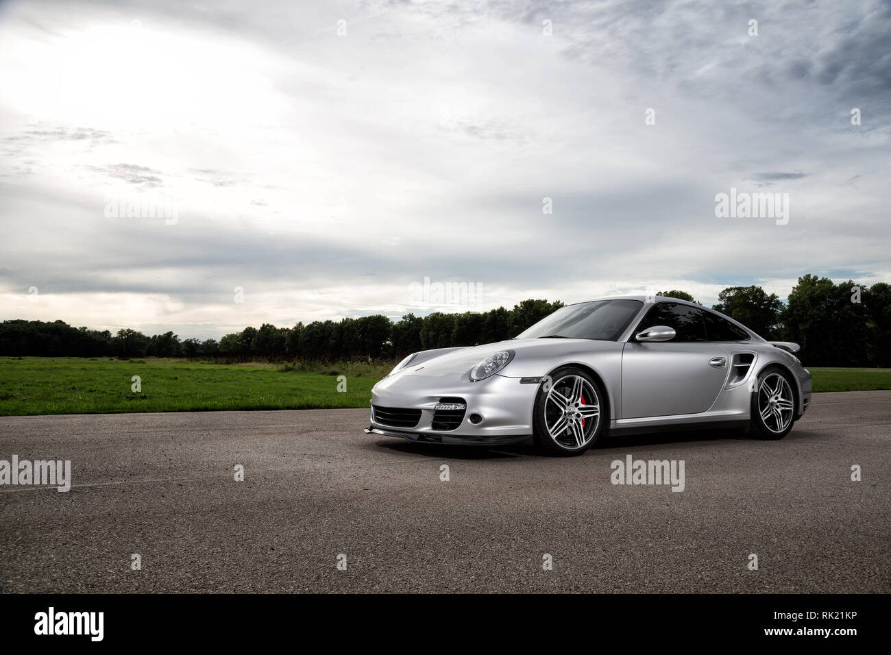 Porsche 997 Turbo Foto Stock