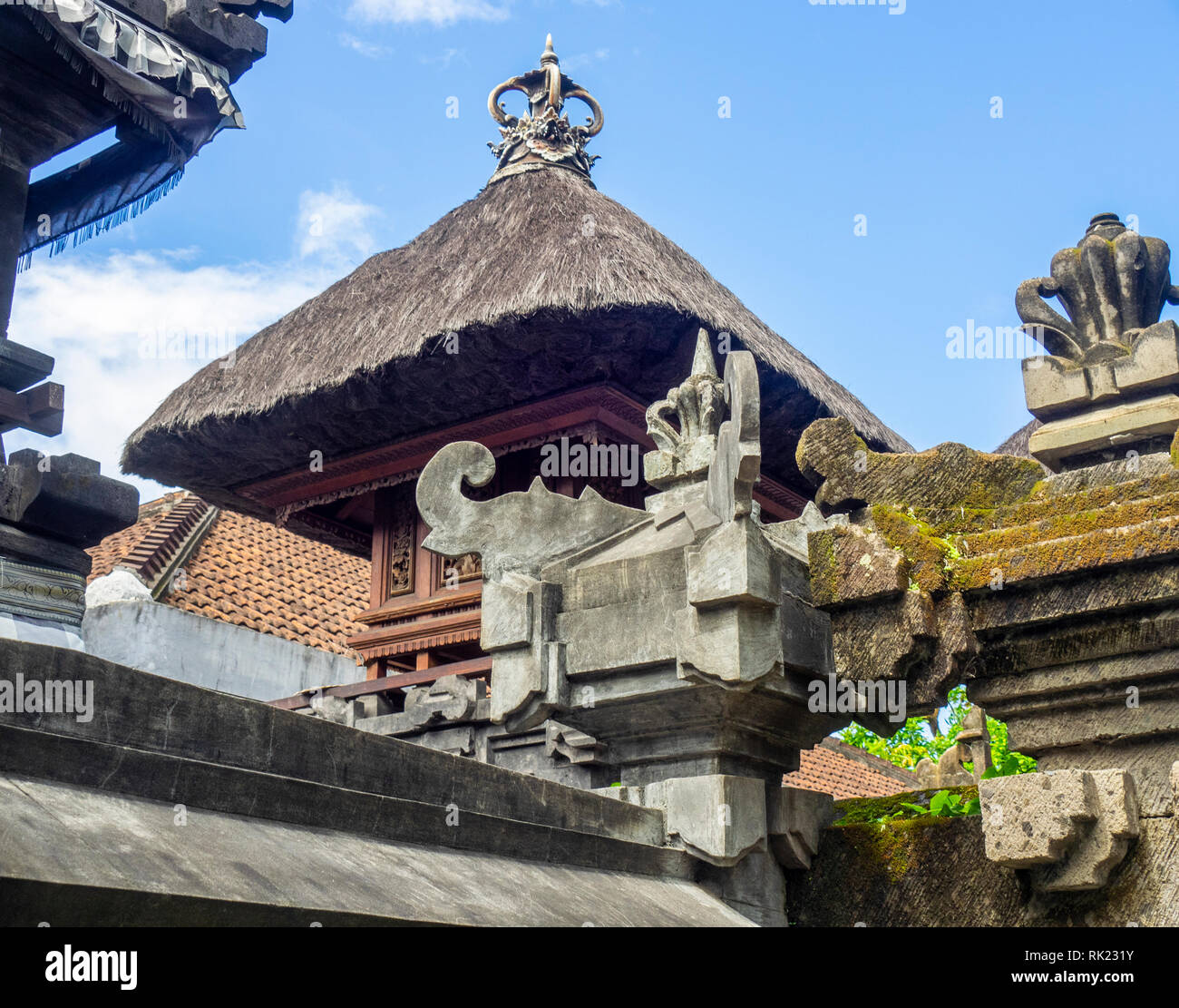 Pura tempio indù Jimbaran, Bali Indonesia. Foto Stock