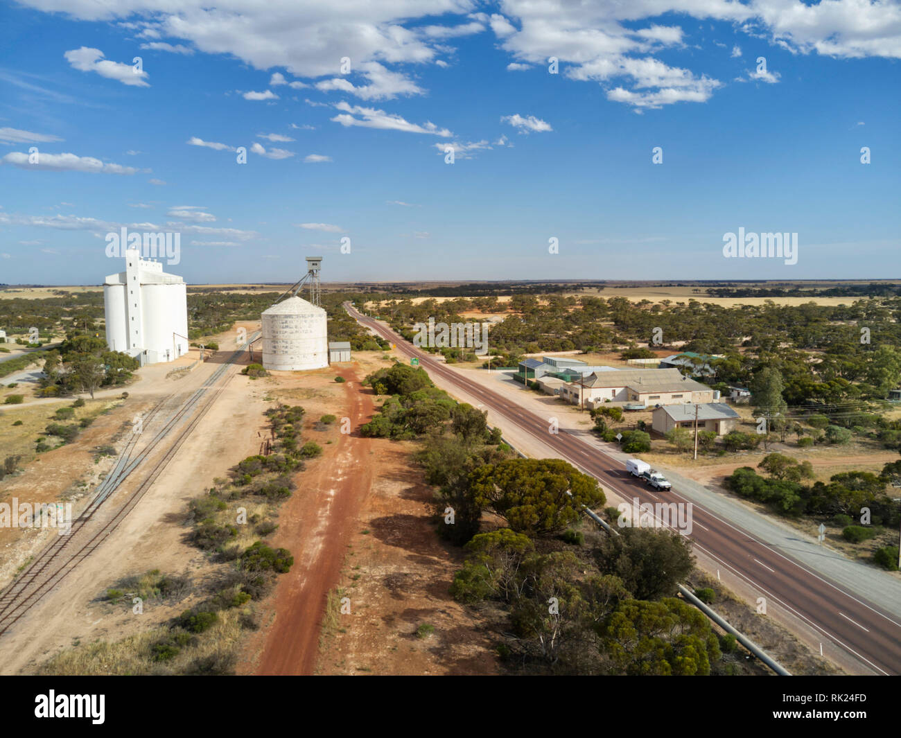 Antenna di Kyancutta Eyre Peninsula South Australia Foto Stock