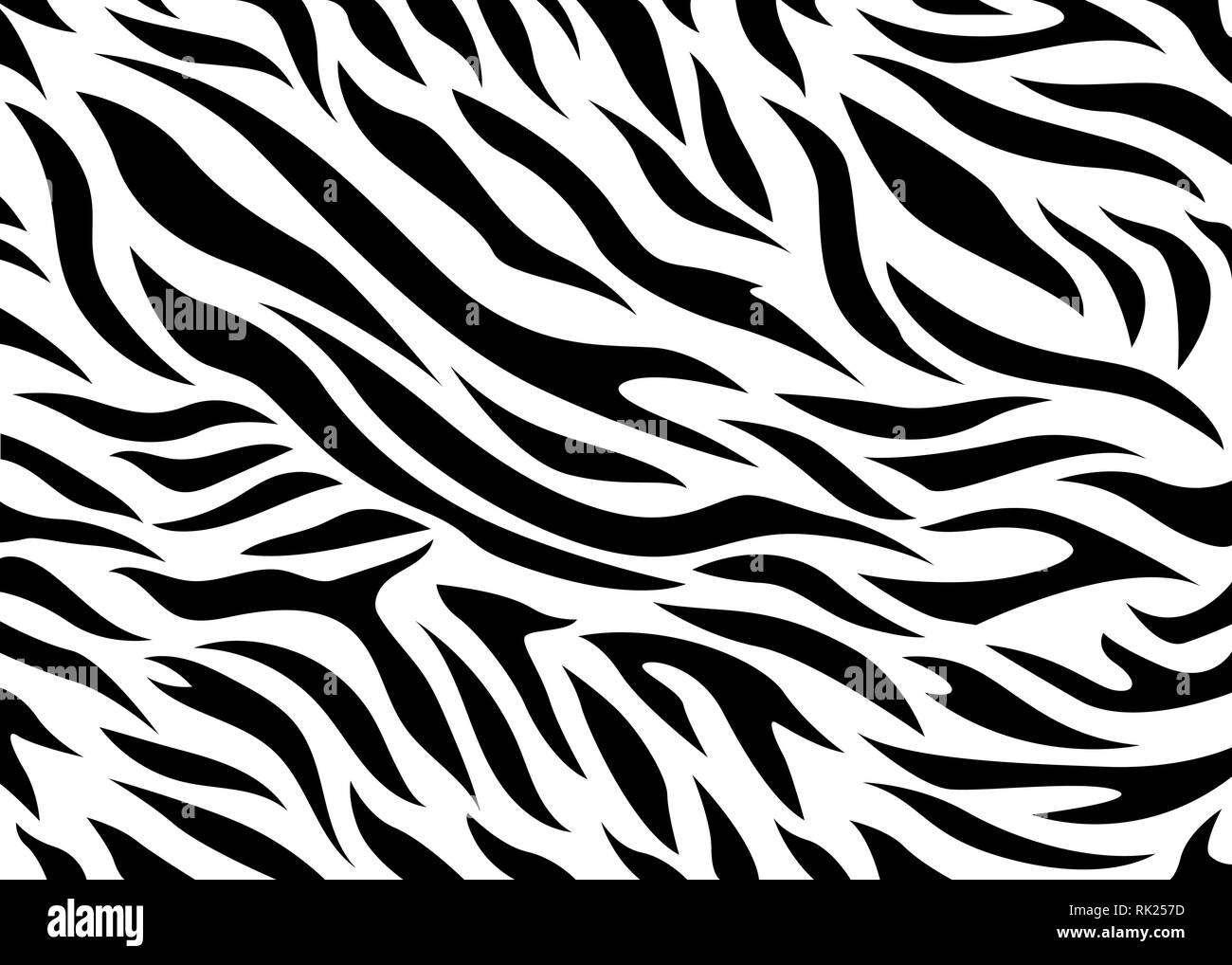 Stampa zebra pattern del vettore Illustrazione Vettoriale