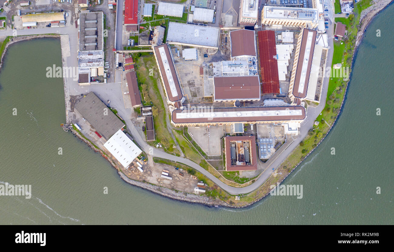 San Quentin prigione di stato, Marin County. In California, Stati Uniti d'America Foto Stock