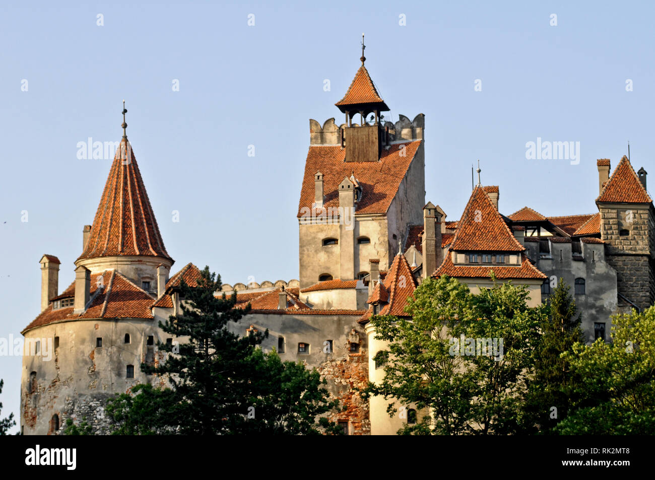 Castello di Bran, Romania Foto Stock