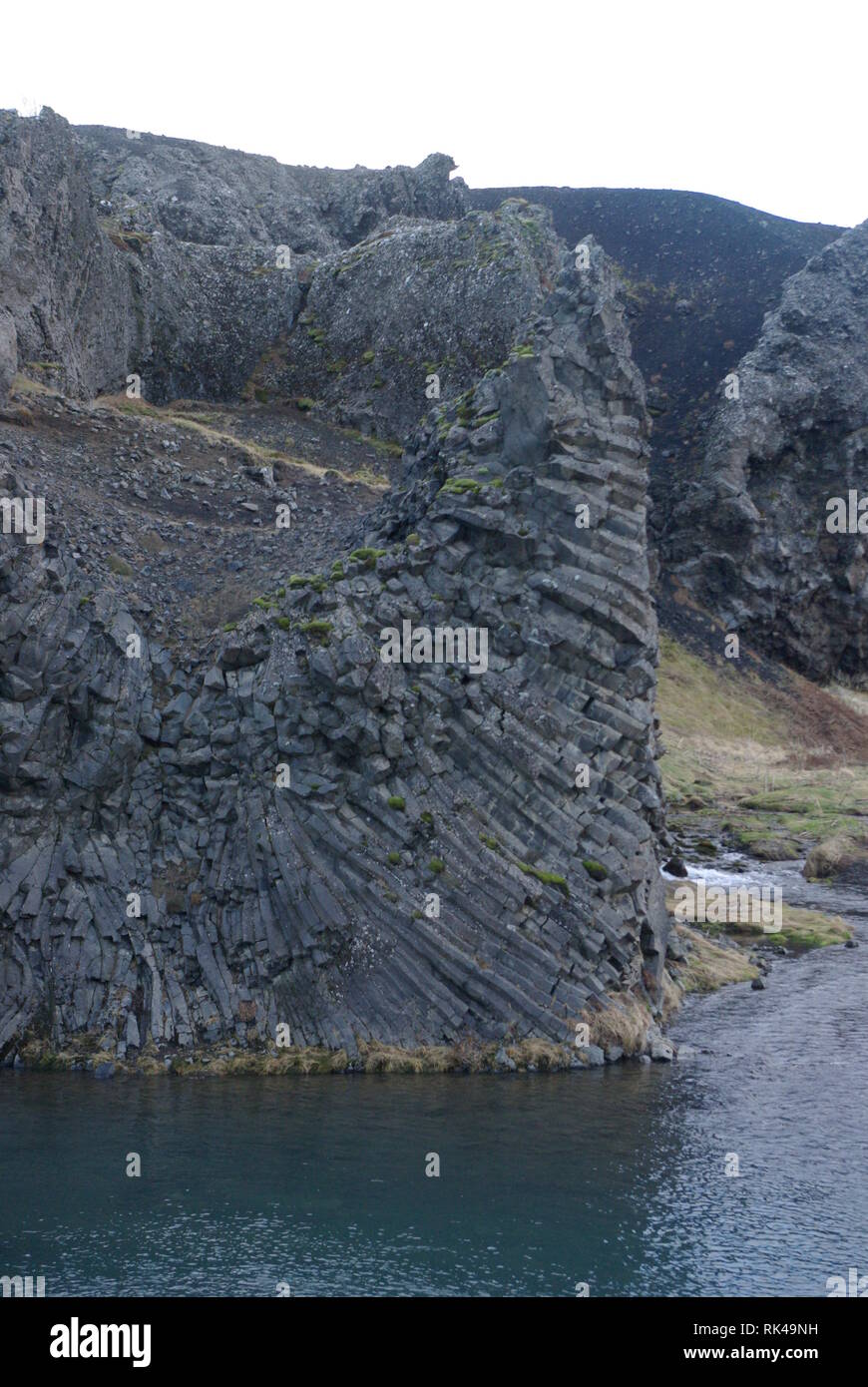 Hjalparfoss auf Island Foto Stock