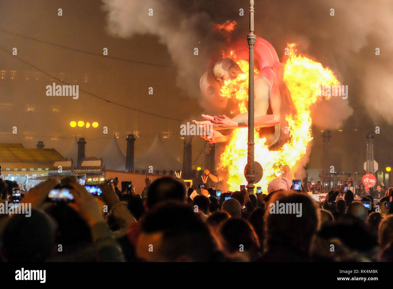 Fallas di València Foto Stock