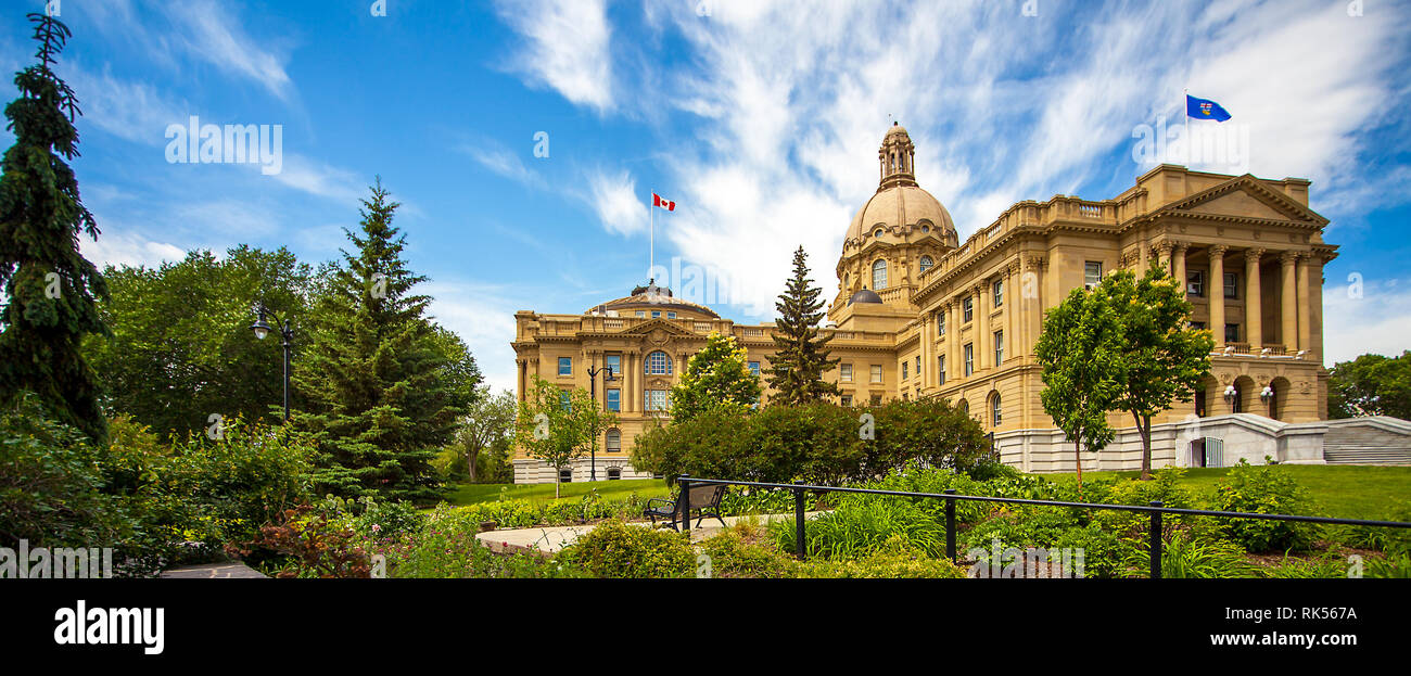 Alberta legislatura la costruzione di Edmonton Alberta Canada Foto Stock