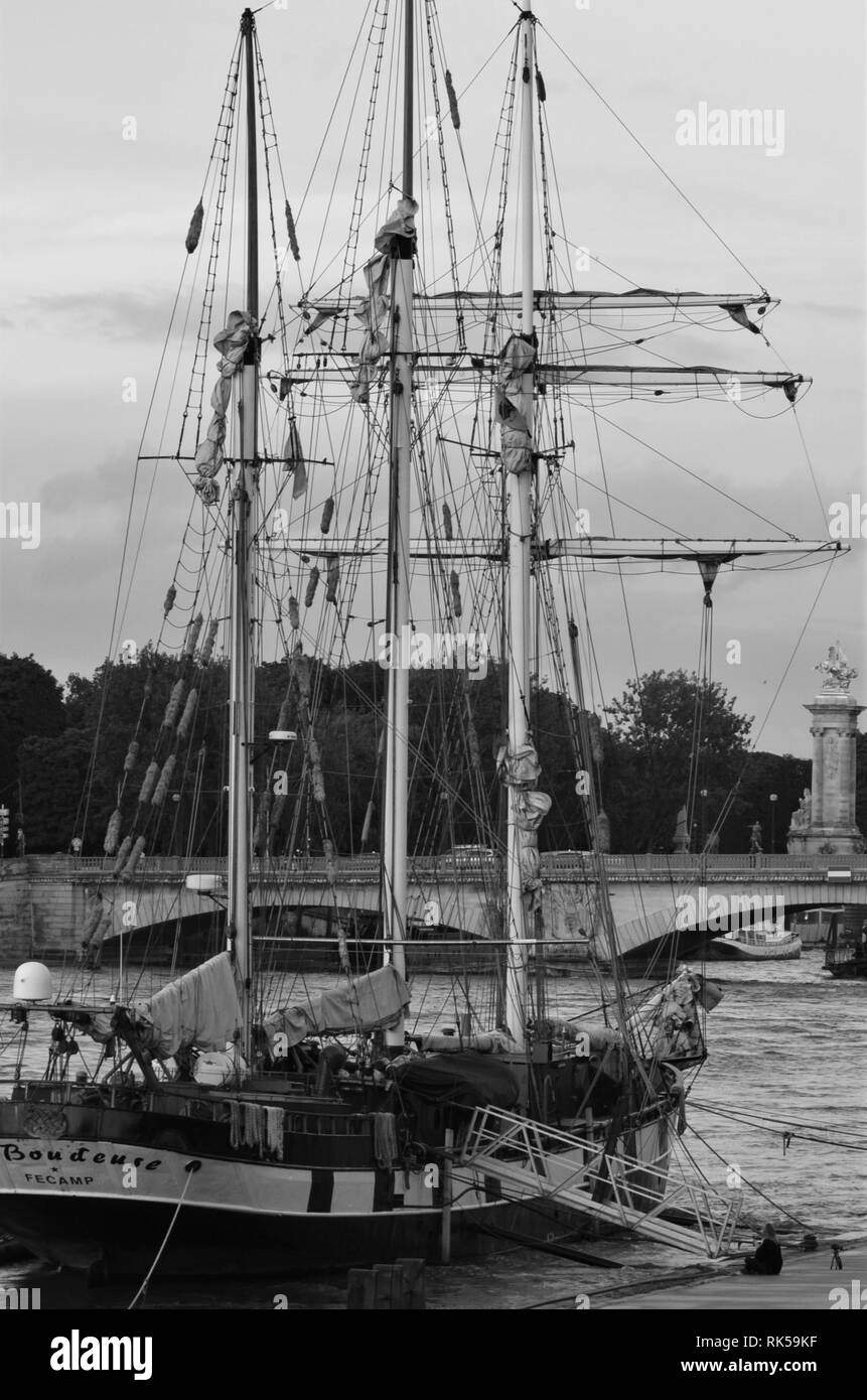 Nave francese Foto Stock