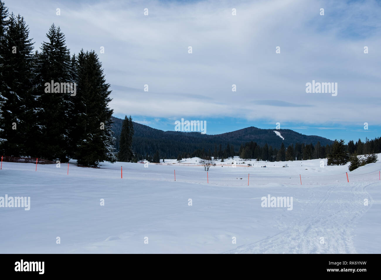 Sarajevo, Bosnia Erzegovina - 9 Febbraio - monte Igman vicino a Sarajevo, Bosnia ed Erzegovina. Foto Stock