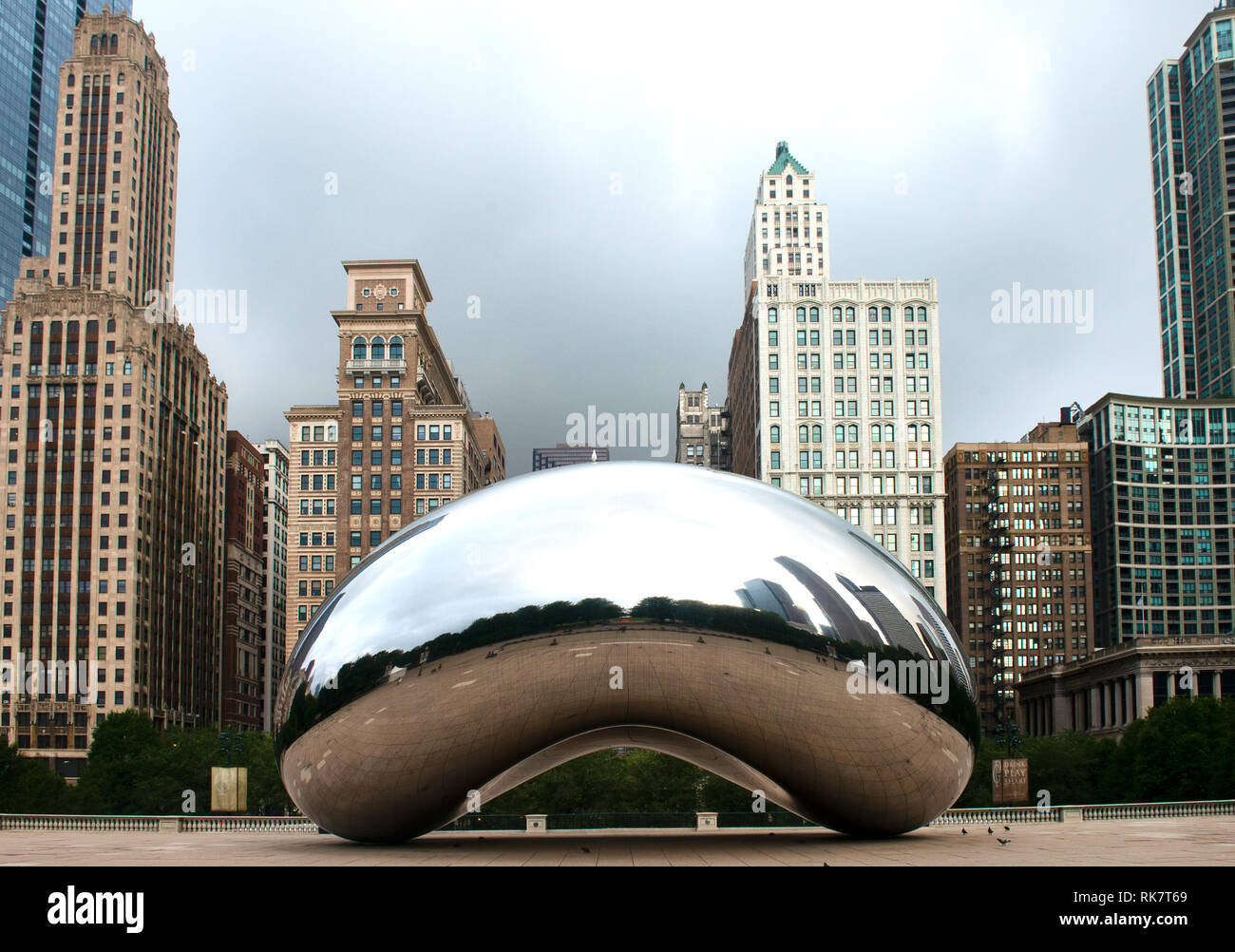 Cloud Gate a San Fransisco Millennium Park Foto Stock