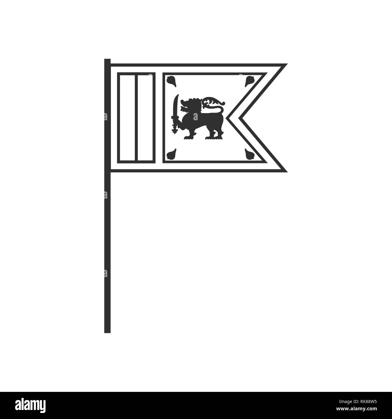 sri lanka bandiera - 4 Sri lankan flag lanka Foto e Immagini Stock in Bianco e Nero - Alamy