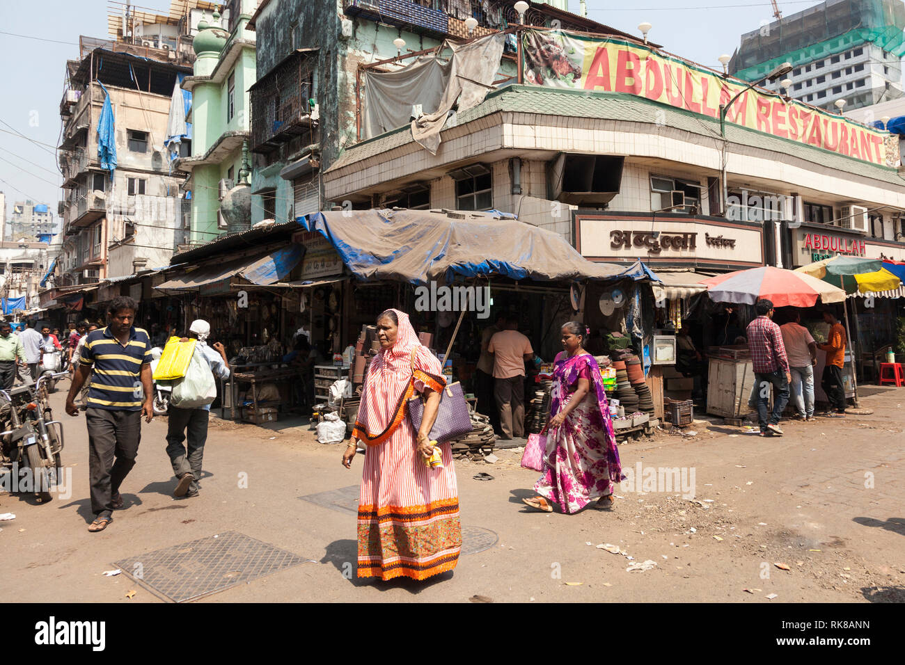 Mercato in Mumbai, India Foto Stock