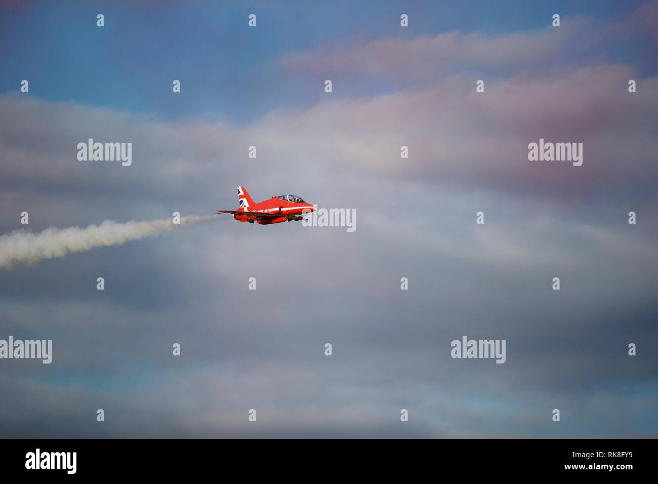 Un falco T1una delle frecce rosse Foto Stock