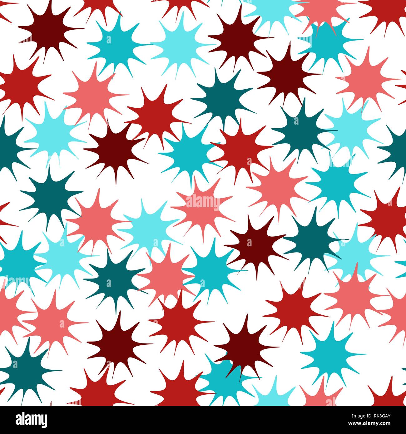 Vector perfetta sovrapposizione colorate colore stella sullo sfondo Illustrazione Vettoriale