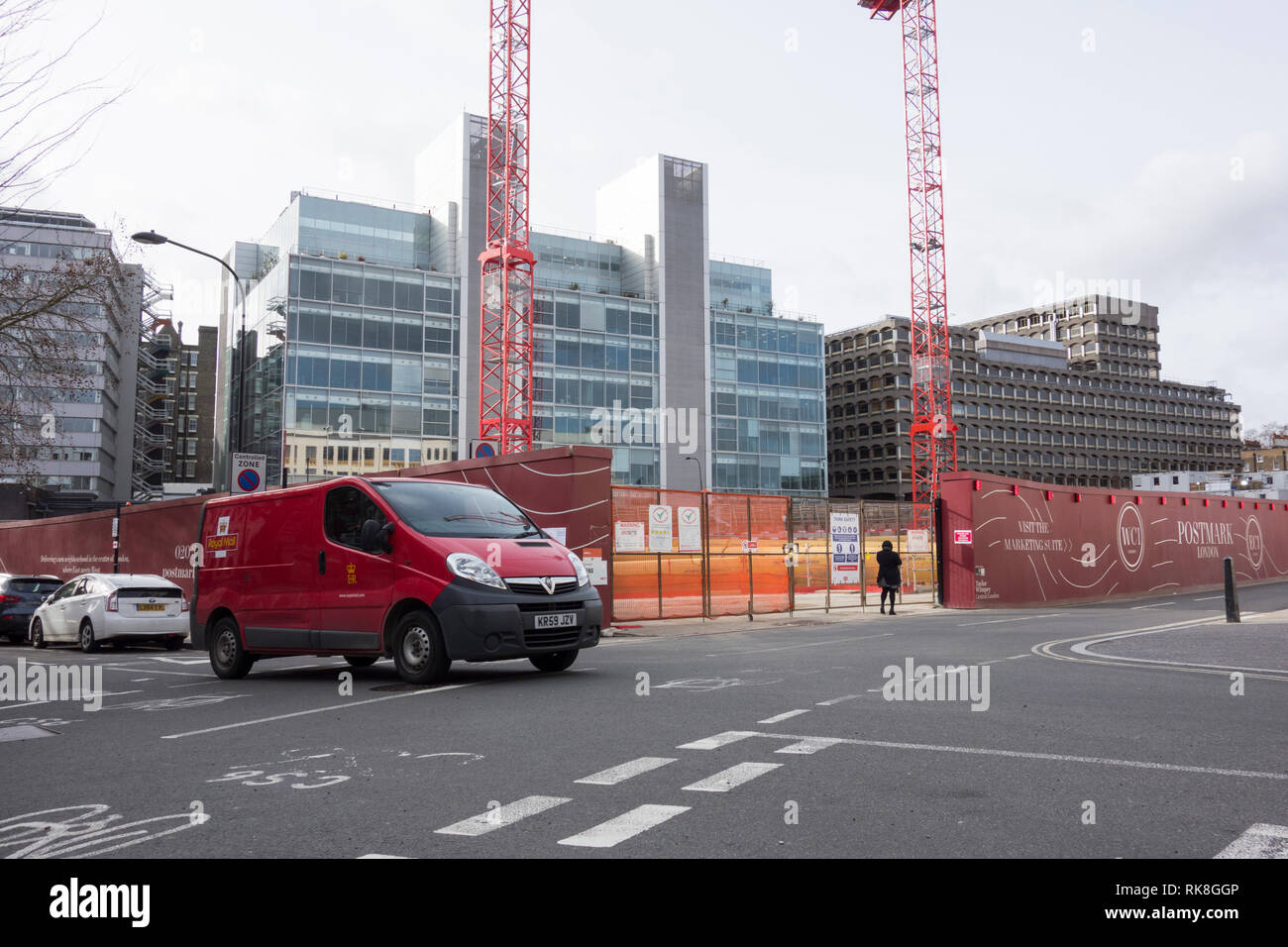 Farà fede il timbro postale- Taylor Wimpey, Mount Pleasant Centro posta, Farringdon Road, London EC1, Regno Unito Foto Stock