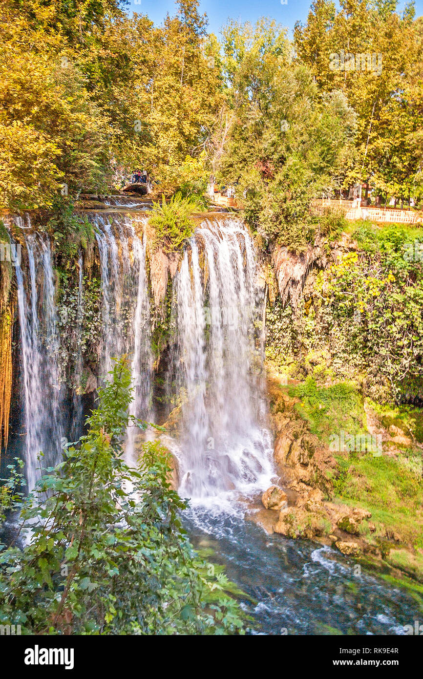 Manavgat cascata, Antalya, Turchia Foto Stock