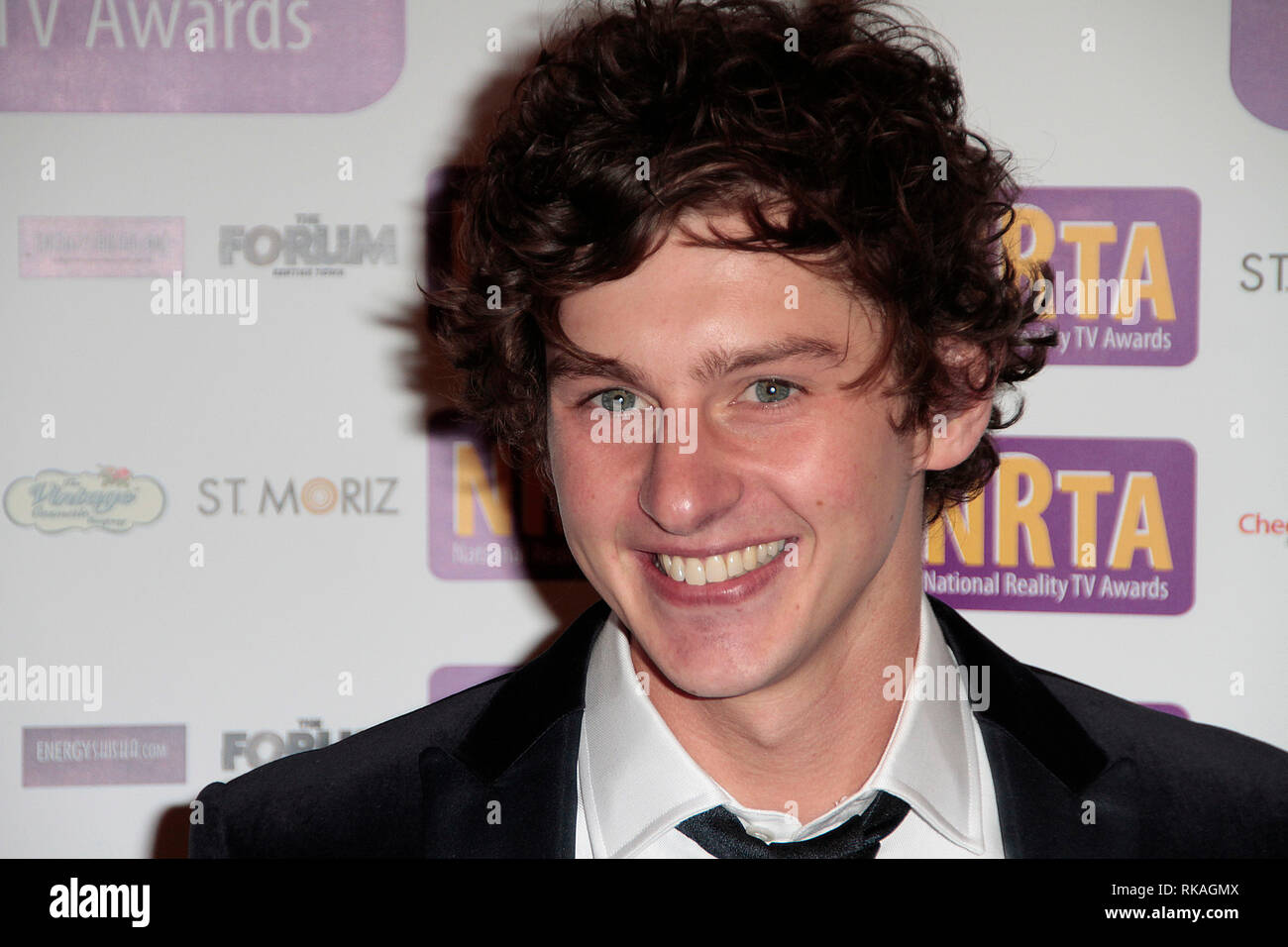 Realtà nazionale televisione Awards 2013 Grande Fratello 2013 vincitore Sam Evans arriva alla NRTA che è stato tenuto a HMV Forum di Kentish Town, Londra Foto Stock