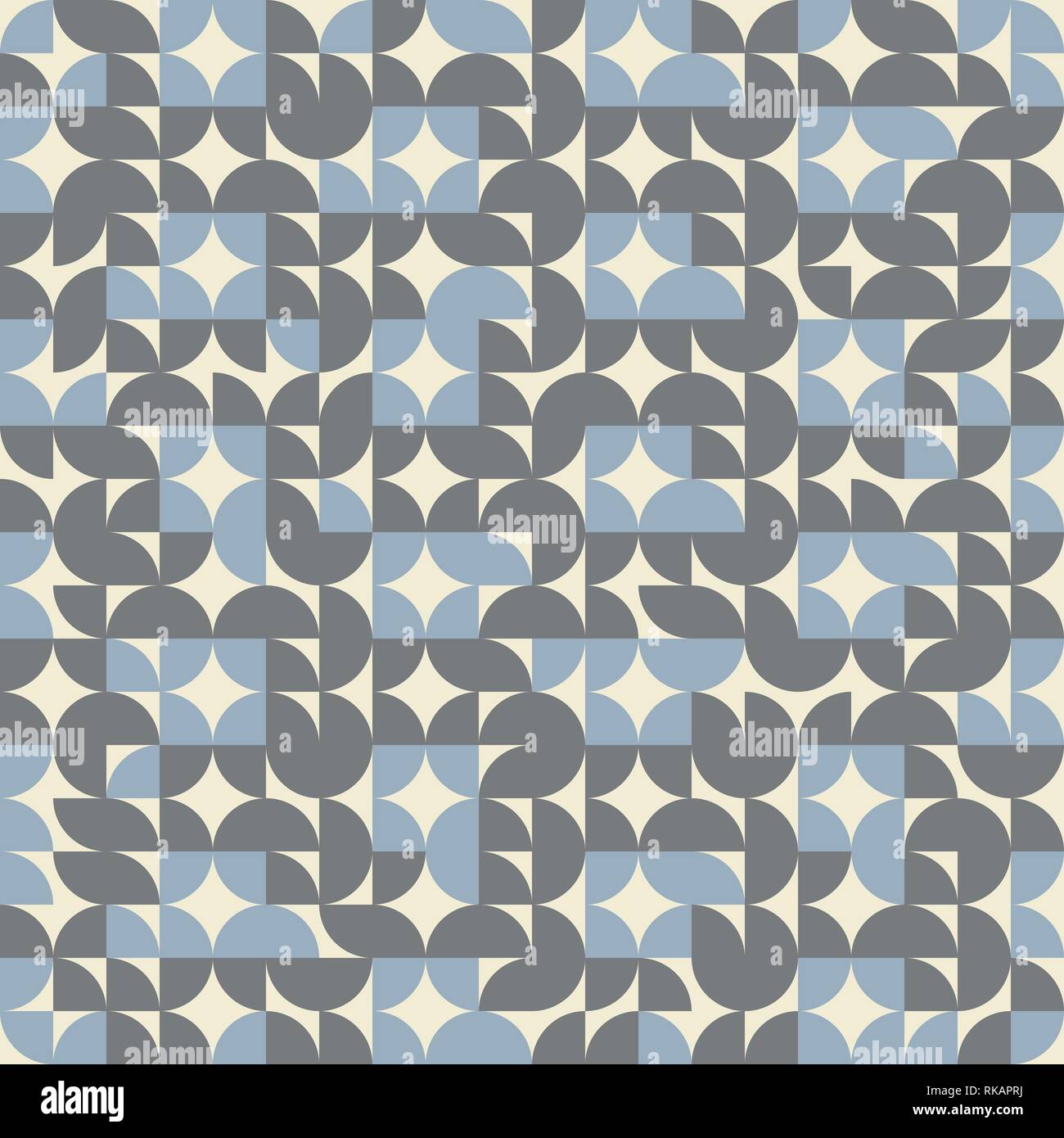 Geometrico astratto modello di cerchio colore di sfondo rétro. È possibile utilizzare per la semplice progettazione di pattern per la decorazione. EPS vettoriali10 Illustrazione Vettoriale