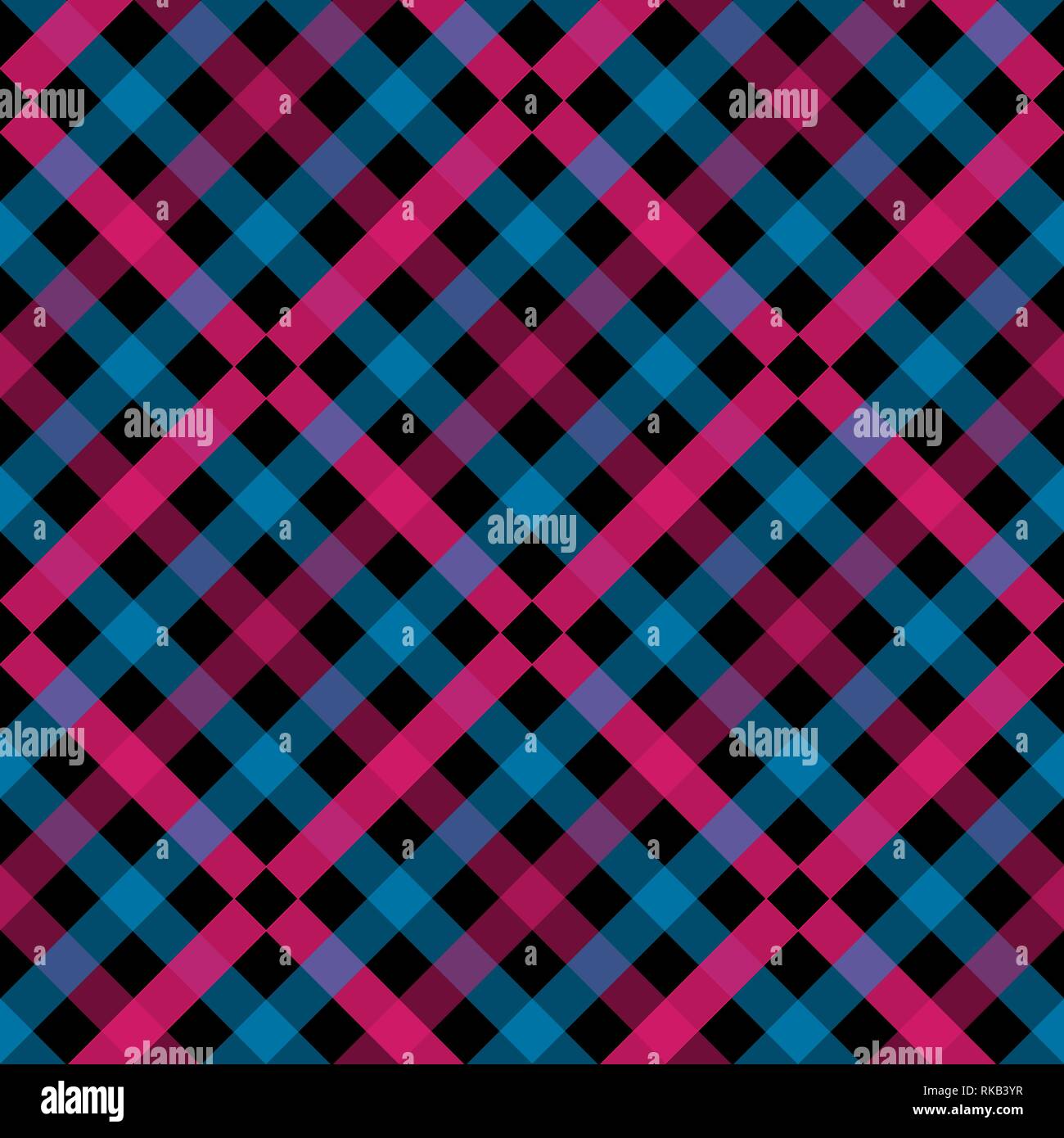 Seamless plaid tartan pattern. Tessuto a scacchi texture stampa in  sfumature di rosso, luminoso fucsia, luce verde teal, ciano pallido e blu  Immagine e Vettoriale - Alamy