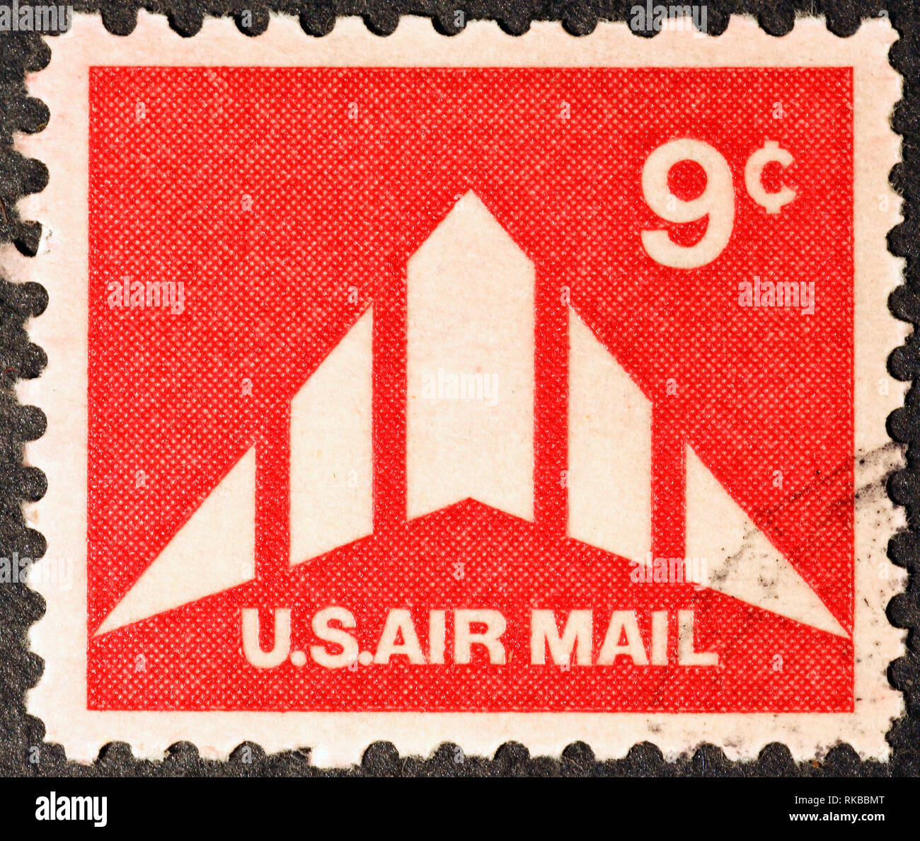 U.S.air mail francobollo Foto Stock