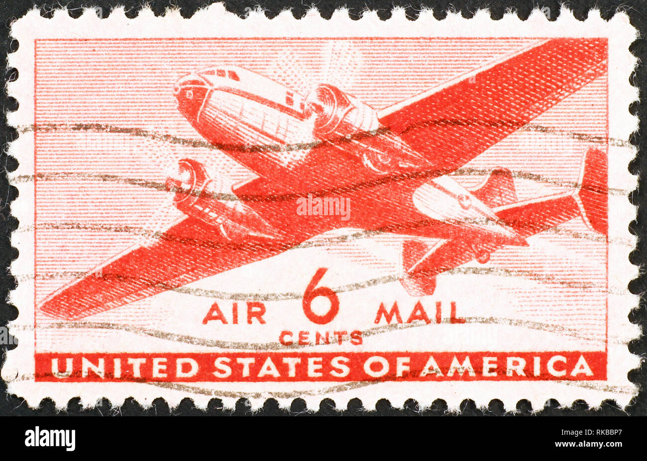 Us postage stamp air mail immagini e fotografie stock ad alta risoluzione -  Alamy