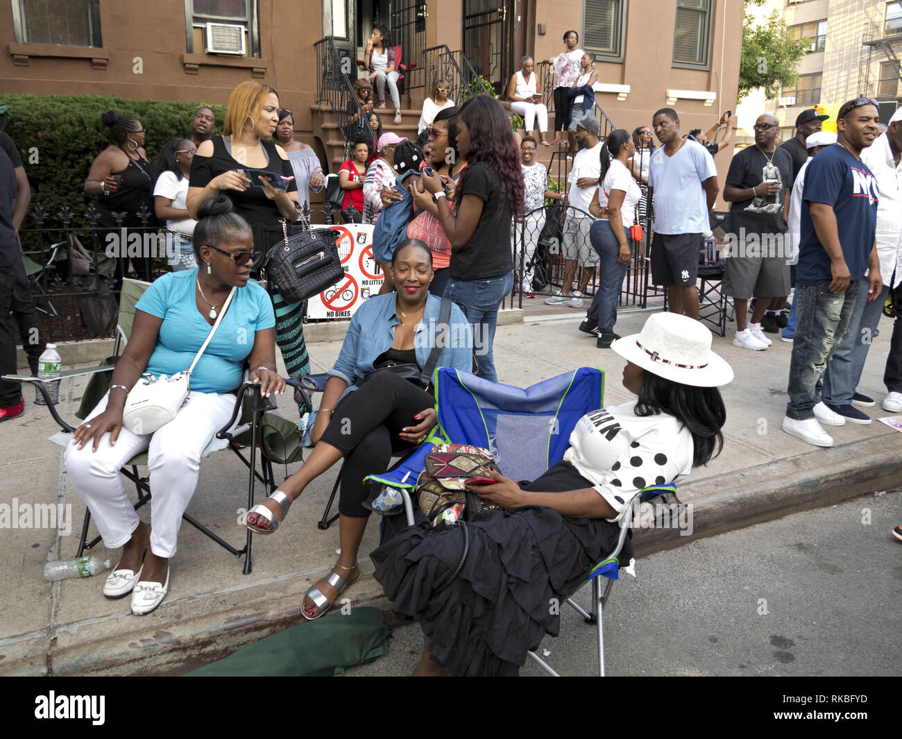 Spike Lee 9 Brooklyn annuale ama Michael Jackson & Lei è ottenuto di avere il blocco Pary in Bedford Stuyvesant sezione di Brooklyn, NY, Aug.26, 2017 Foto Stock