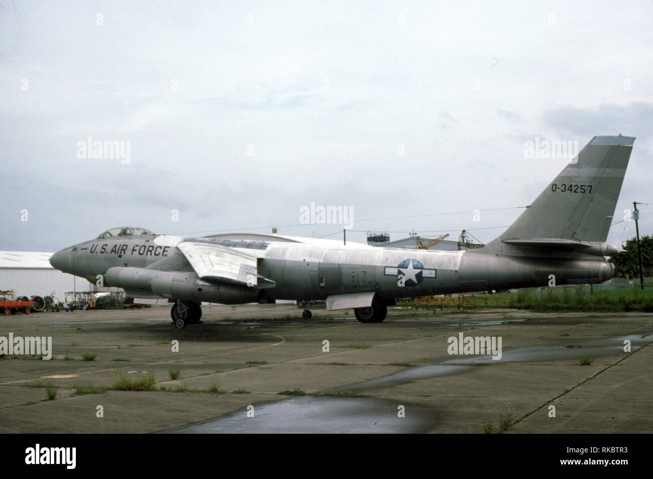 Il USAF United States Air Force Boeing NRB-47E Stratojet - 0-34257 / 53-4257 Foto Stock