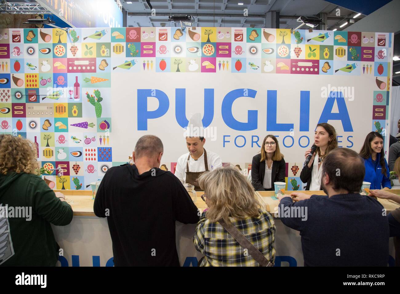 Foto di Francesco Bozzo- LaPresse 10-02-2019 Milano ( Italia ) Cronaca MILANO - Fieramilanocity ore 11:30 Apertura della Bit Borsa Internazionale del Turismo Foto Stock