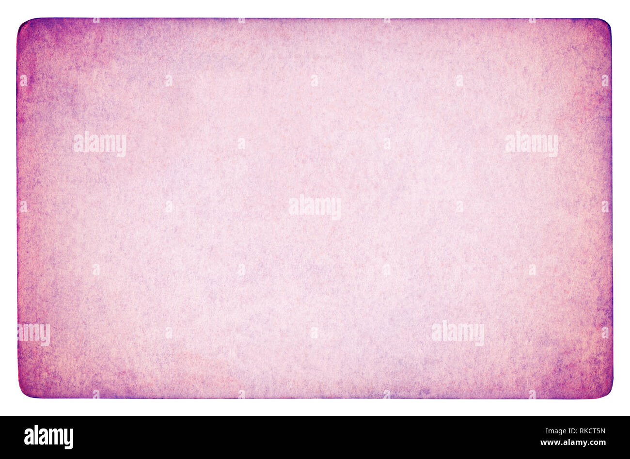 Modello in carta rosa sfondo - isolato (percorso di clipping incluso) Foto Stock