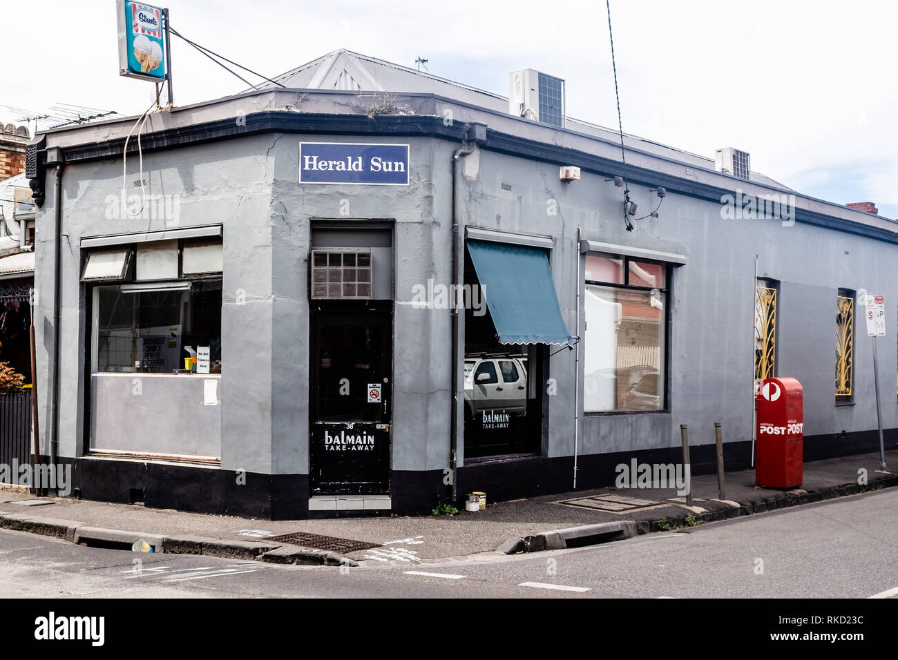 Strade di Melbourne, Australia Foto Stock