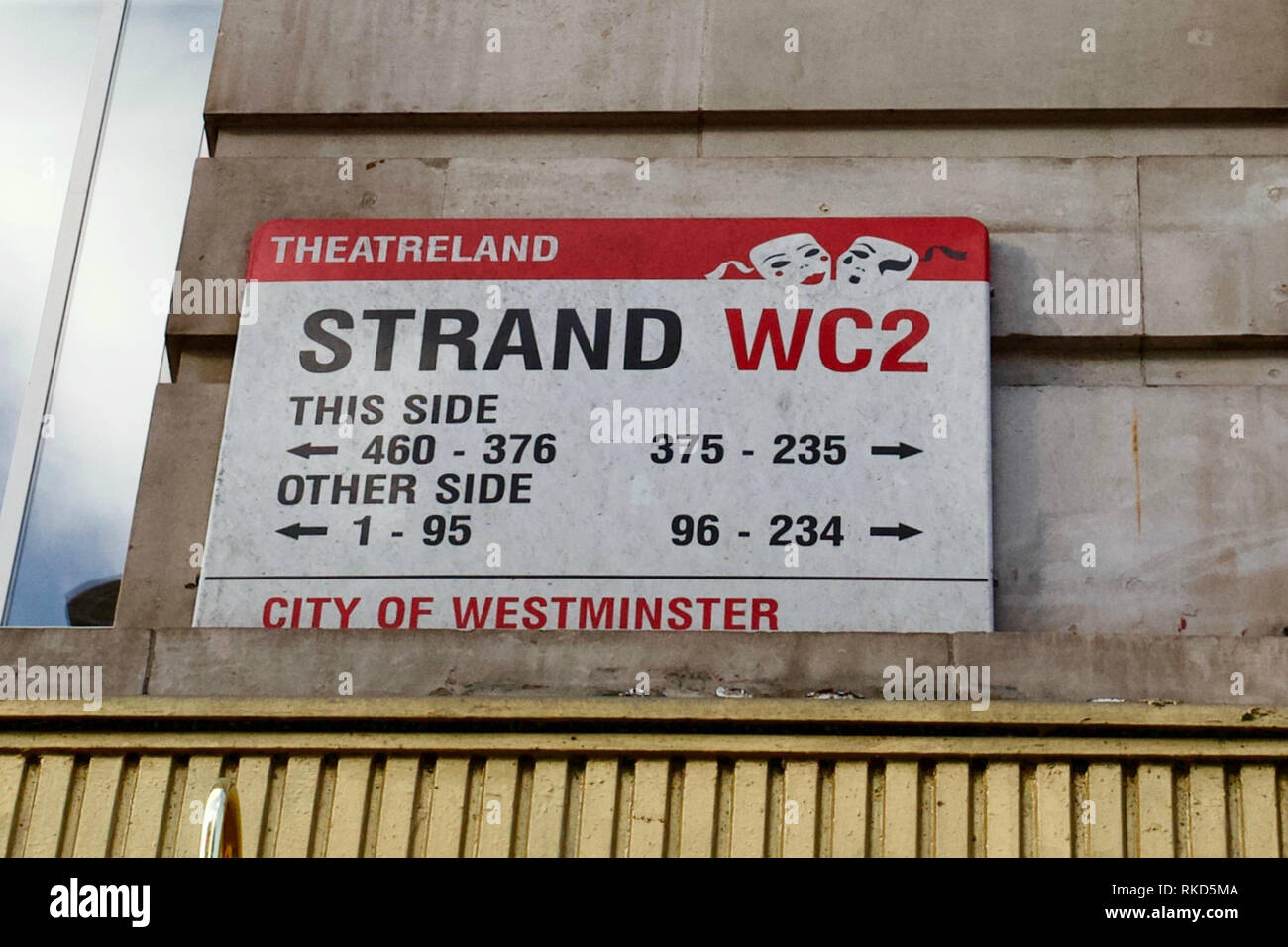 Strand, Londra, Inghilterra Foto Stock