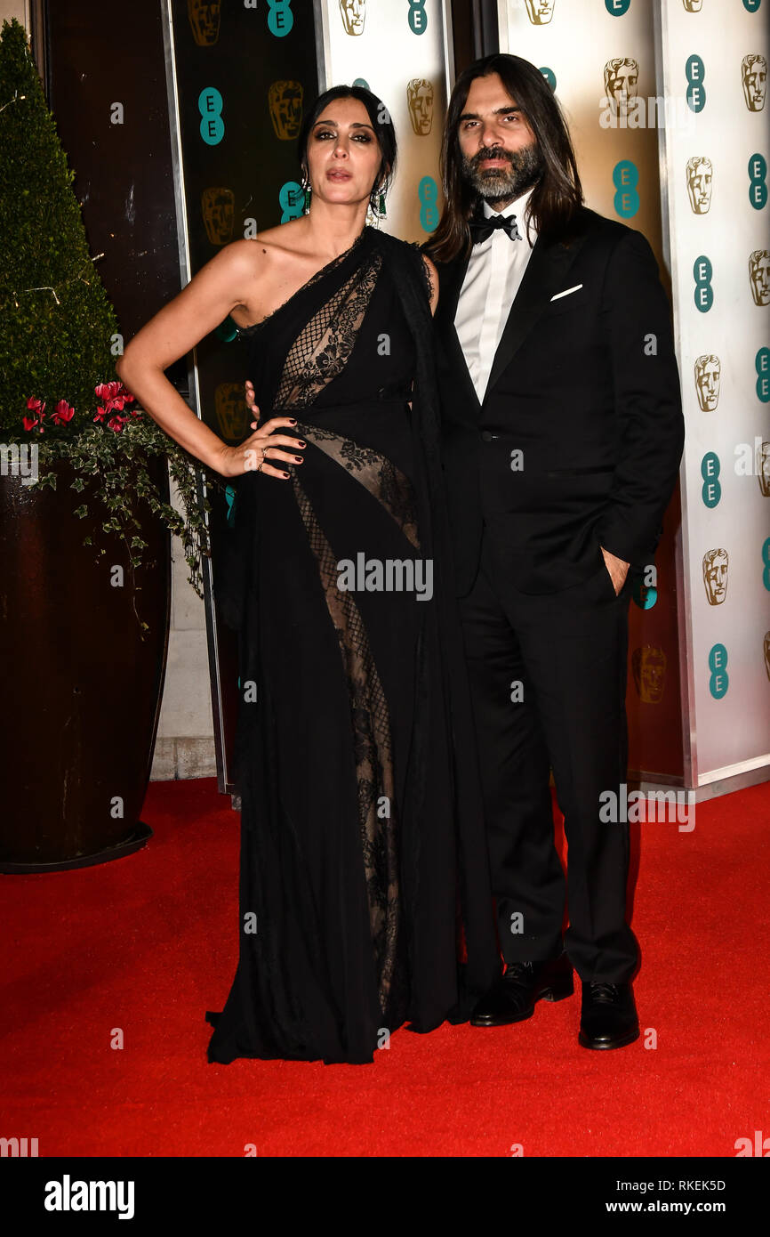 Londra, Regno Unito. 10 Febbraio, 2019. Nadine Labaki Arrivers a EE British Academy Film Awards nel 2019 dopo-cena presso Grosvenor House il 10 Feb 2019. Credito: Picture Capital/Alamy Live News Foto Stock