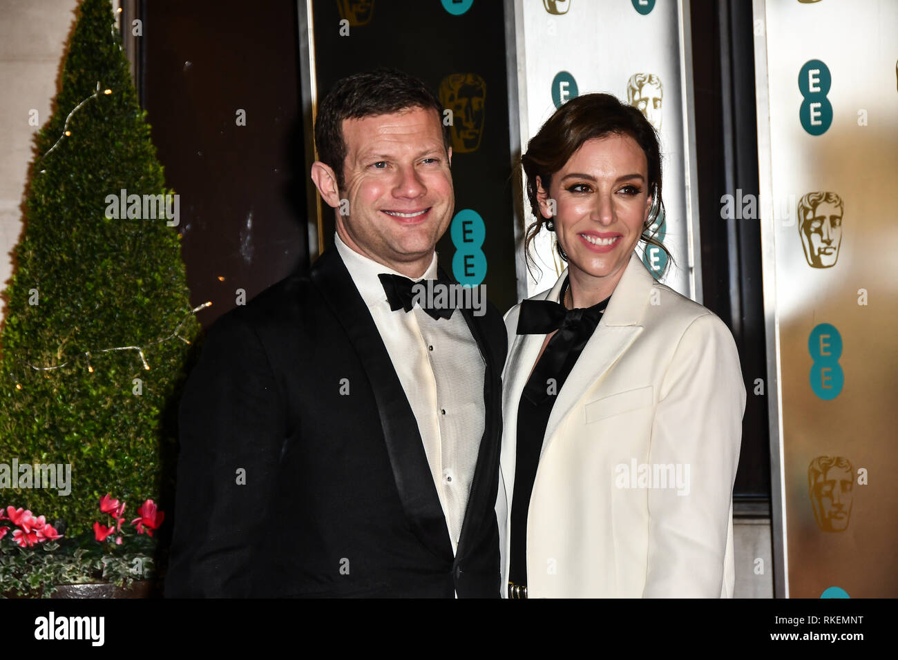 Londra, Regno Unito. 10 Febbraio, 2019. Dermot O'Leary Arrivers a EE British Academy Film Awards nel 2019 dopo-cena presso Grosvenor House il 10 Feb 2019. Credito: Picture Capital/Alamy Live News Foto Stock