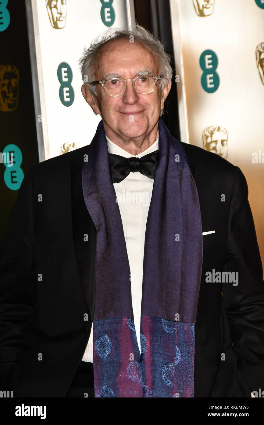 Londra, Regno Unito. 10 Febbraio, 2019. Jonathan Pryce Arrivers a EE British Academy Film Awards nel 2019 dopo-cena presso Grosvenor House il 10 Feb 2019. Credito: Picture Capital/Alamy Live News Foto Stock