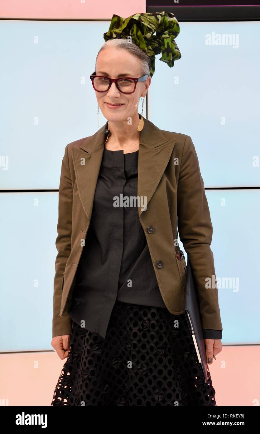 Xi Febbraio, 2019. Caryn Franklin MBE,discussione "Let's talk:Come voglio fashion per essere presentato a me"pura Londra, Olympia, London.UK Credit: Michael melia/Alamy Live News Foto Stock