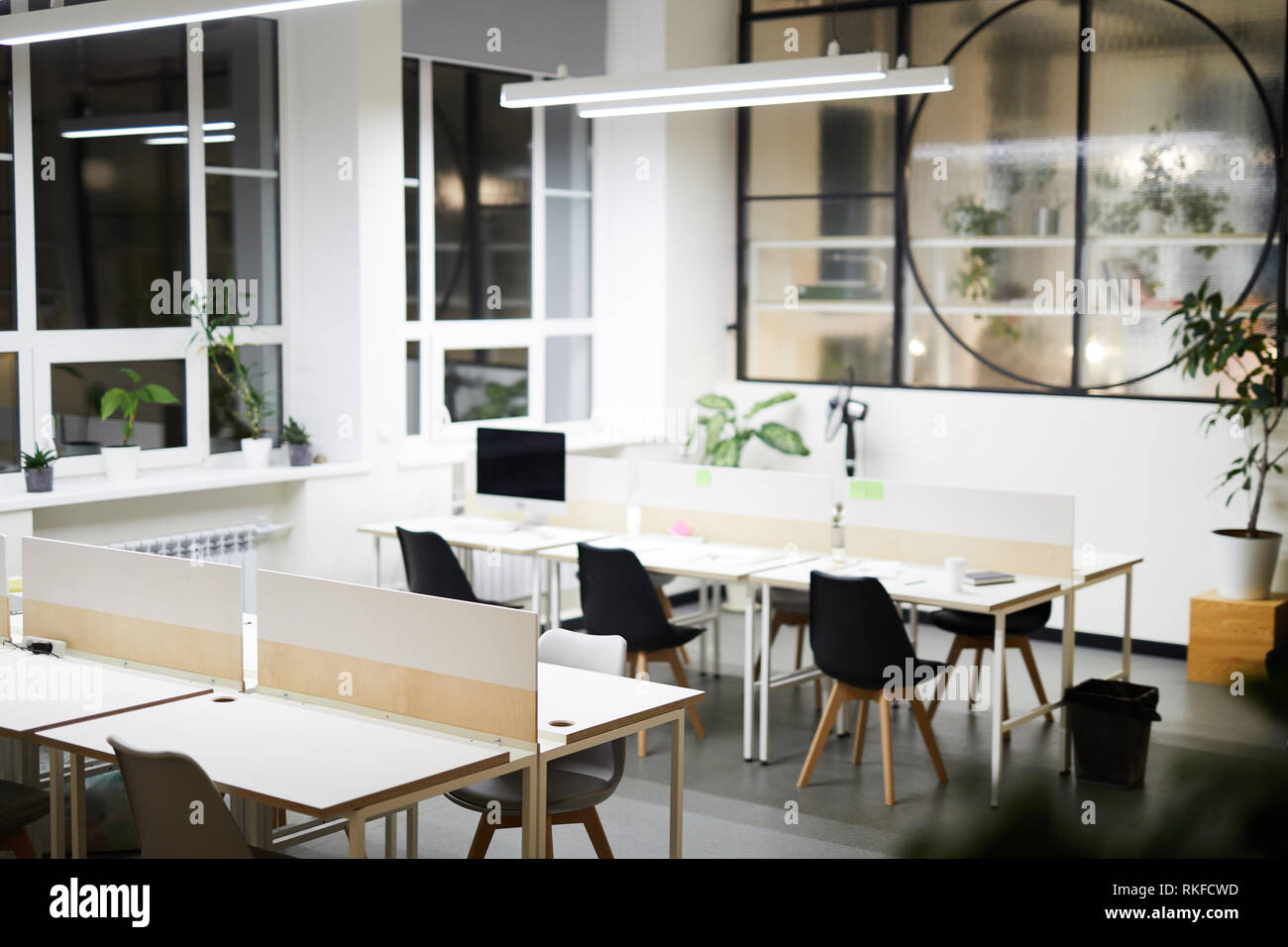 Ufficio moderno interno Foto Stock