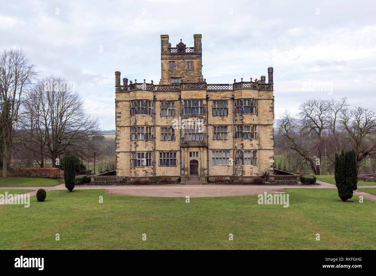 Gawthorph Hall, Burnley, Lancashire Foto Stock